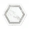 Marmor Hexagon Klinker Venato Vit-Grå Matt-Satin 29x33 cm 2 Preview